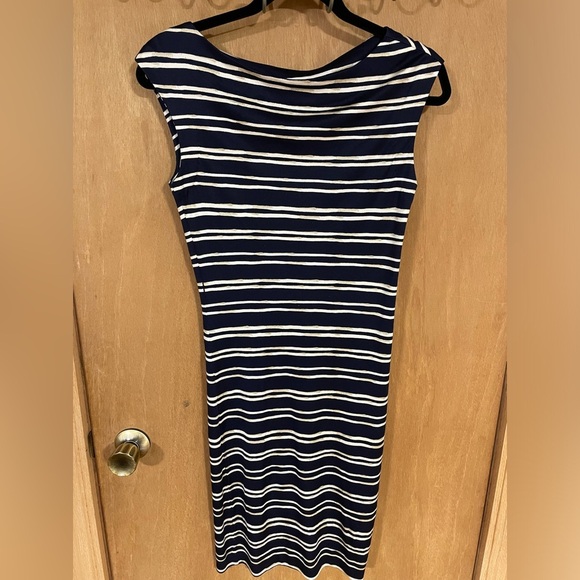 TORY BURCH- 100% silk stripped dress - Picture 1 of 4